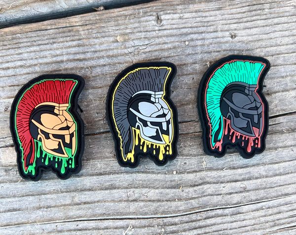 #90004 - Leather Hat Patches - SPARTANS MASCOT (HAT PATCHES)