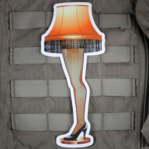 FRAGILE LEG LAMP STICKER