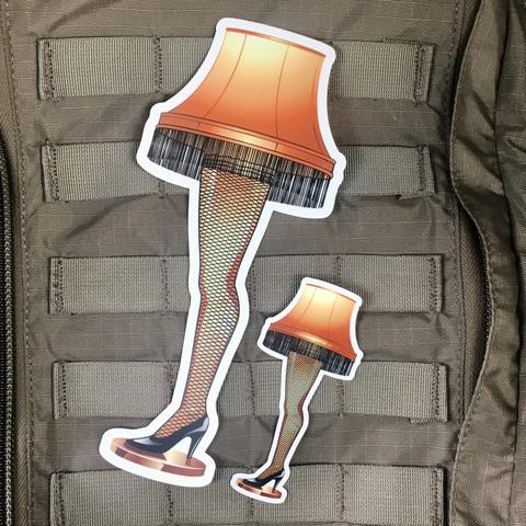 FRAGILE LEG LAMP STICKER Tactical Outfitters
