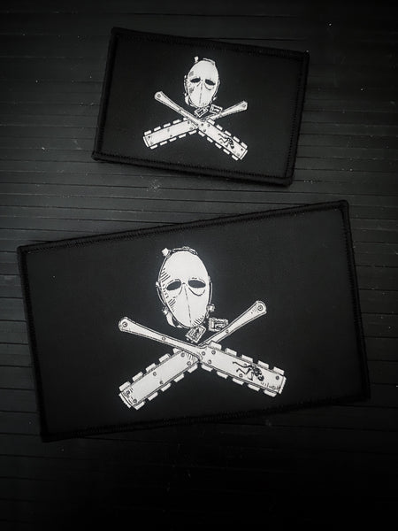 PATCH BORDADO AZ DE ESPADAS - BLACK SPADE JOLY ROGER