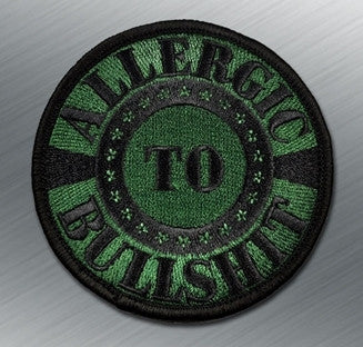  LIVANS Tactical Patch Allergic to Bullshit Funny