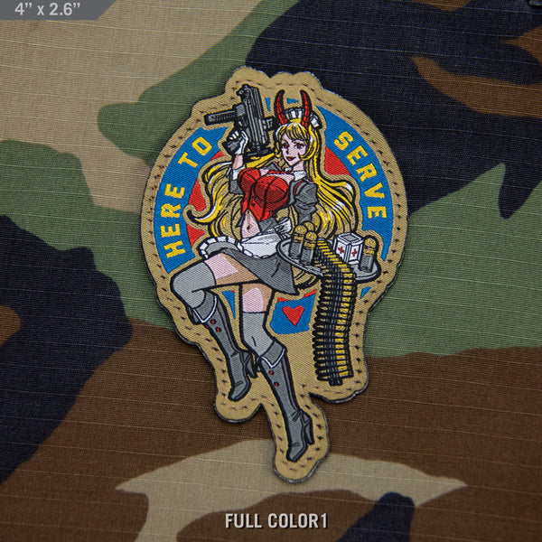 Here To Serve Anime Morale Patch – Tactical Outfitters