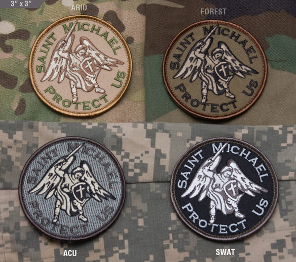 Buy FaithHeart [3 Packs] Saint Michael Modern Morale Patch, Embroidered  Emblem Army Morale Hook & Loop Patch, St. Michael Patches with Velcro-Three  Pcs Online at desertcartINDIA