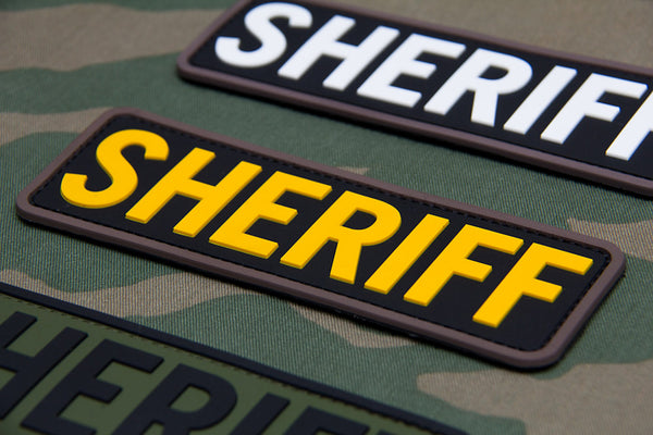 SHERIFF 6x2 PVC Patch – Tactical Outfitters