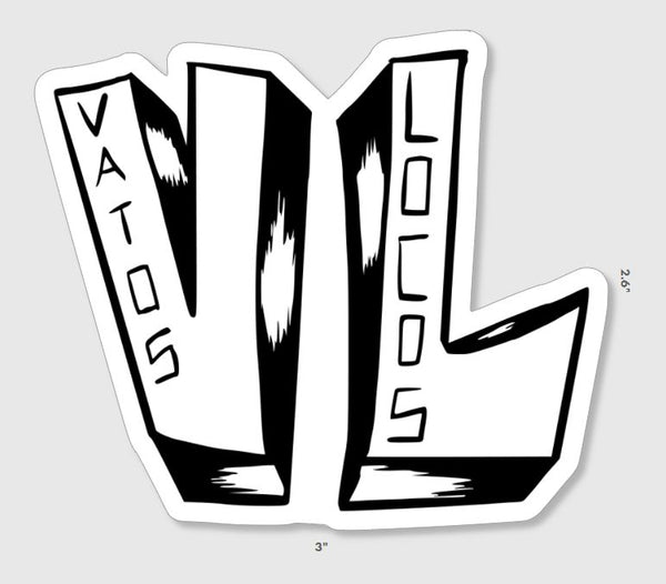 Vato Locos Graffiti Sticker Tactical Outfitters 0699