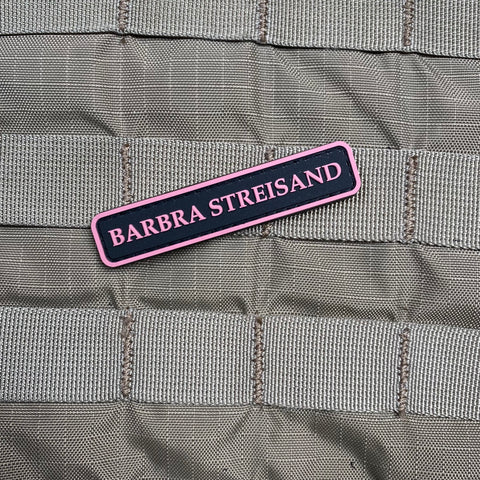 Barbra Streisand PVC Morale Patch - Tactical Outfitters