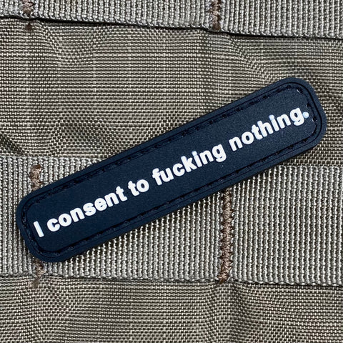 Consent PVC Morale Patch - Tactical Outfitters