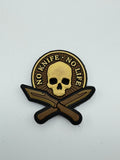 No Knife No Life PVC Morale Patch