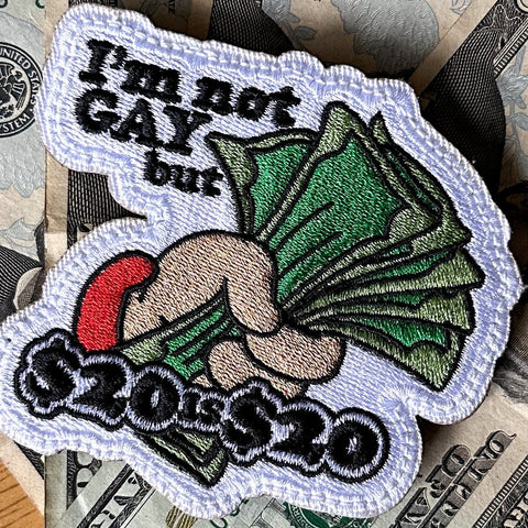 Cool 'Fun Meter 2.0' Embroidered Velcro Patch — Little Patch Co