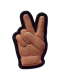 Tactical Glove Peace Sign PVC Morale Patch - Tactical Outfitters