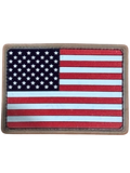 US Flag V2 PVC Morale Patch - Tactical Outfitters