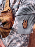 Tactical Glove Peace Sign PVC Morale Patch - Tactical Outfitters