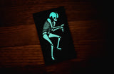 Pre-Order: Ed’s Manifesto/Sneakreaper Industries GITD Black Nylon Laser Cut Morale Patch