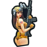 Tactical Pin-Up PVC Morale Patch - Tactical Outfitters
