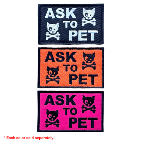 Ask to Pet Skull Morale Patch - Tactical Outfitters