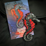 GRUMPY DARK SEAHORSE MORALE PATCH - Tactical Outfitters