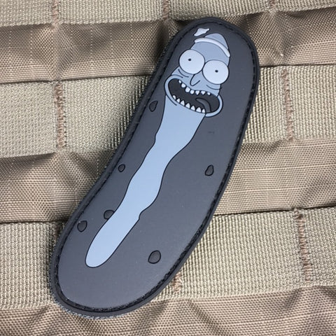 PICKLE RICK - BLACKOUT -  PVC MORALE PATCH - Tactical Outfitters
