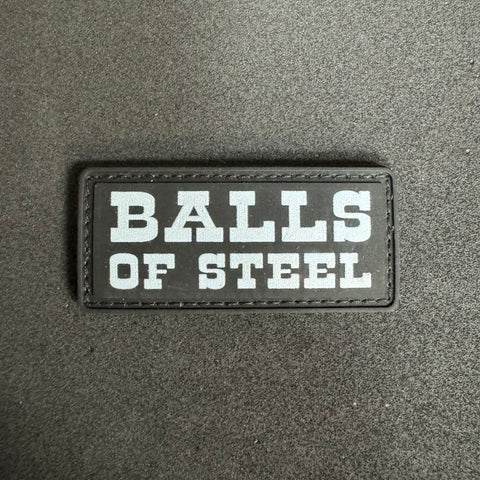 BALLS OF STEEL PVC MORALE PATCH - Tactical Outfitters