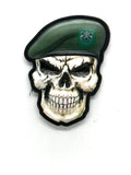 Green Beret Skull PVC Morale Patch - Tactical Outfitters