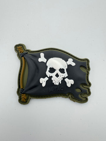Skull & Crossbones Flag PVC Morale Patch