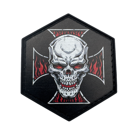 Inferno Skull PVC Morale Patch