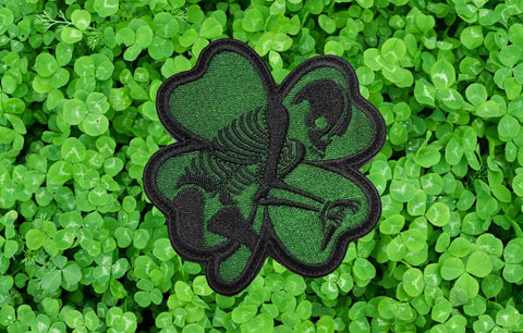 Ed’s Manifesto / Sneakreaper Industries “El Trébol Prohibido” St Patrick’s Day 2024 Morale Patch - Tactical Outfitters
