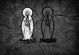 Pre-Order: Santa Muerte Negra 3D PVC Morale Patch