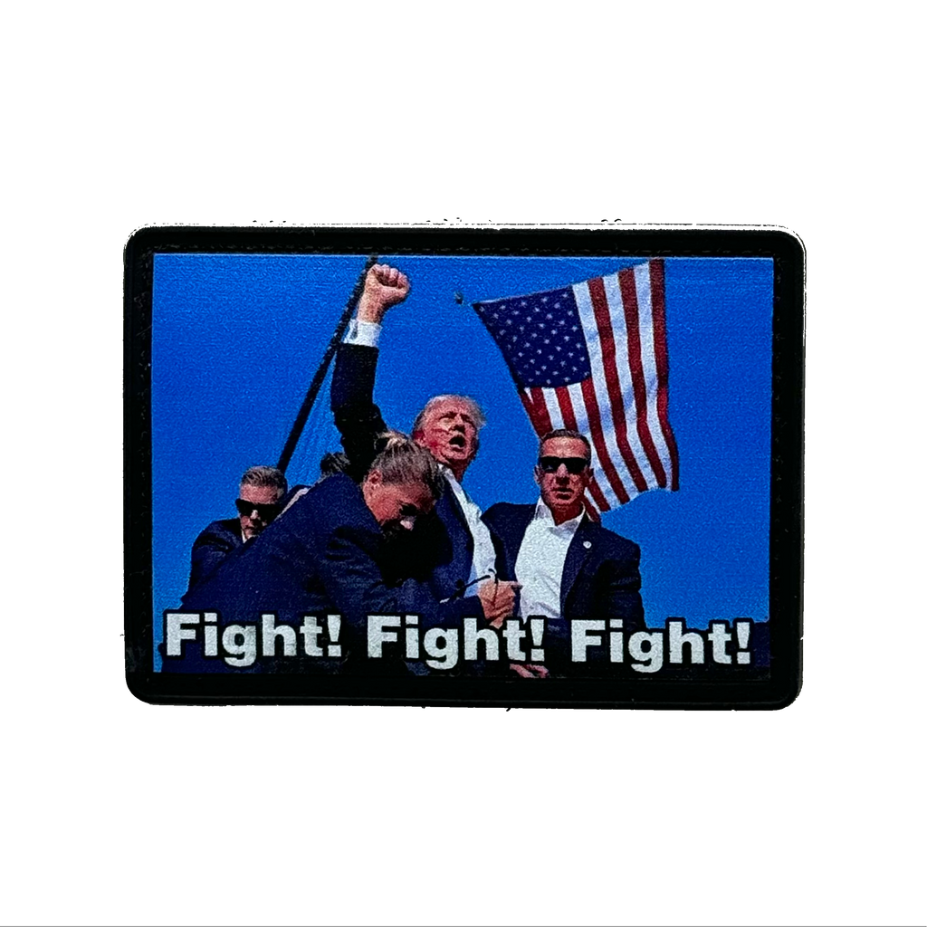 Trump - Fight! - PVC Morale Patch – Tactical Outfitters
