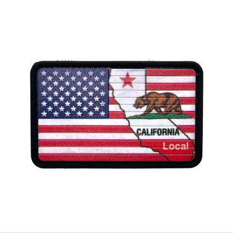 California Local Flag PVC Morale Patch – Tactical Outfitters