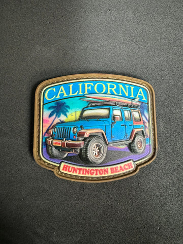 California Jeep PVC Morale Patch - Tactical Outfitters