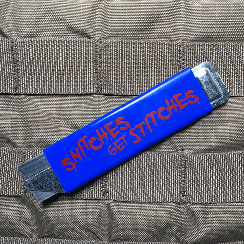 SNITCHES GET STITCHES BOX CUTTER – Tactical Outfitters