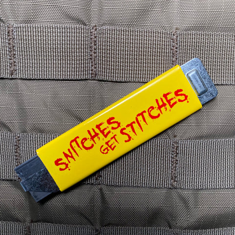 SNITCHES GET STITCHES BOX CUTTER – Tactical Outfitters