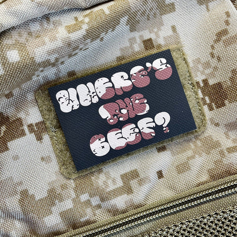 Where's the Beef Morale Patch - Tactical Outfitters