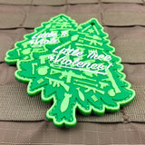 Little Tree Of Violence Christmas PVC Morale Patch - Tactical Outfitters