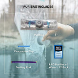 PURIBAG PRO SYSTEM WITH STRAW FILTER AND P&G WATER PURIFIER PACKETS - Tactical Outfitters