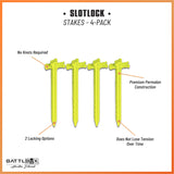 SLOTLOCK STAKES - 4 PACK - Tactical Outfitters