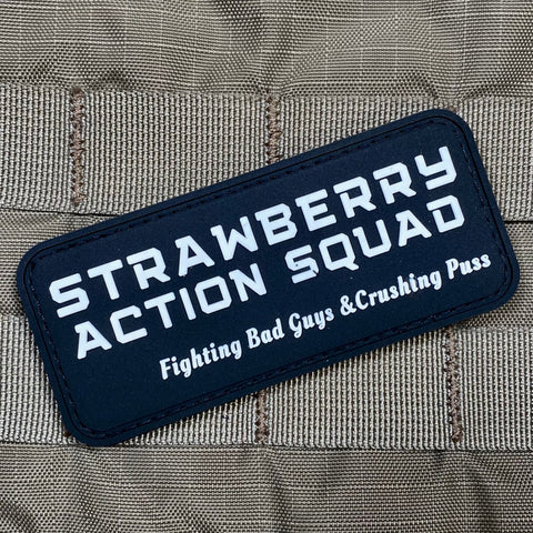 STRAWBERRY ACTION SQUAD PVC MORALE PATCH – Tactical Outfitters
