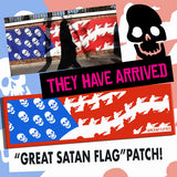 Great Satan American Flag PVC MORALE PATCH - Tactical Outfitters