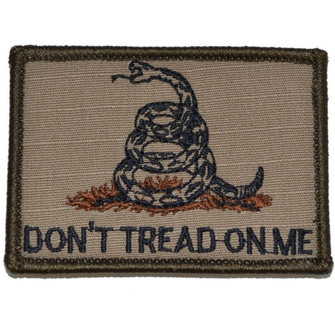 Don't Tread On Me - All Star Embroidered Morale Patch – F-Bomb Morale Gear