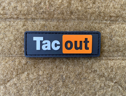 Tac out Hub Style PVC Morale Patch - Tactical Outfitters