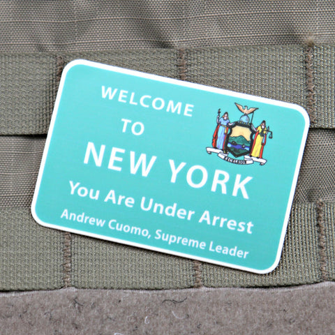 YOU ARE UNDER ARREST NY STICKER - Tactical Outfitters