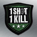 1 SHOT 1 KILL MORALE PATCH - Tactical Outfitters