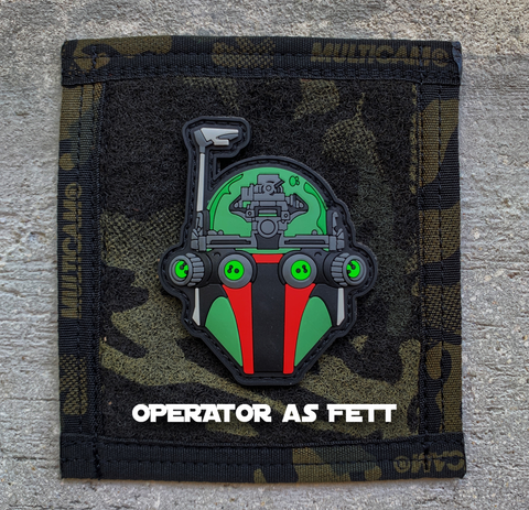 OPERATOR AS FETT' TACTICAL NVG NIGHT VISION PVC MORALE PATCH - Tactical Outfitters
