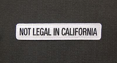 ILLEGAL IN CALIFORNIA MORALE PATCH - Tactical Outfitters
