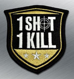 1 SHOT 1 KILL MORALE PATCH - Tactical Outfitters