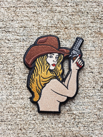 Nude Pinup Model Sticker with MK18 – Strikeforce69