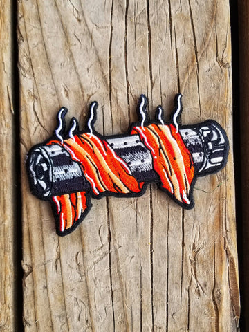 Bacon Wrapped Suppressor Morale Patch - Tactical Outfitters