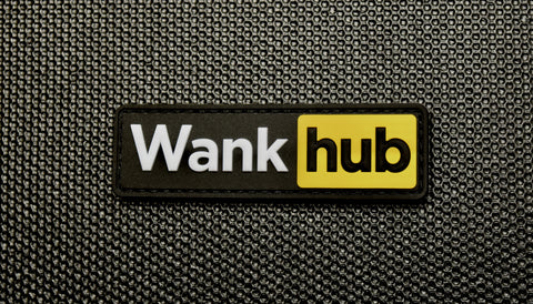 WANK HUB 3D PVC MORALE PATCH - Tactical Outfitters