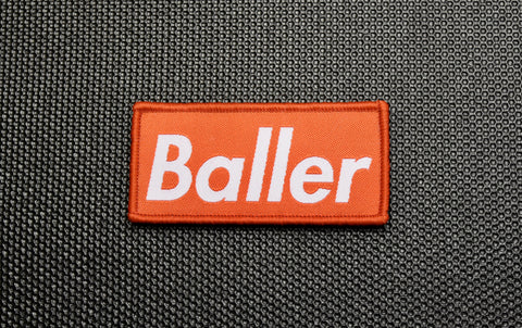 Baller Woven Morale Patch - Tactical Outfitters