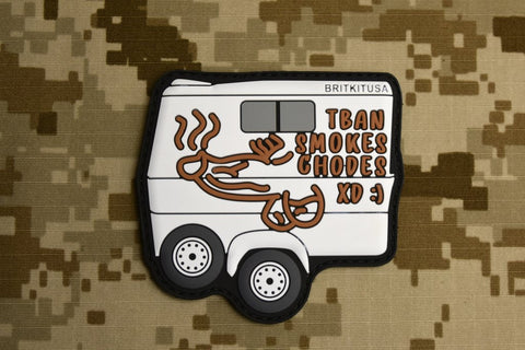 TBAN SMOKES CHODES XD:) 3D PVC MORALE PATCH - Tactical Outfitters